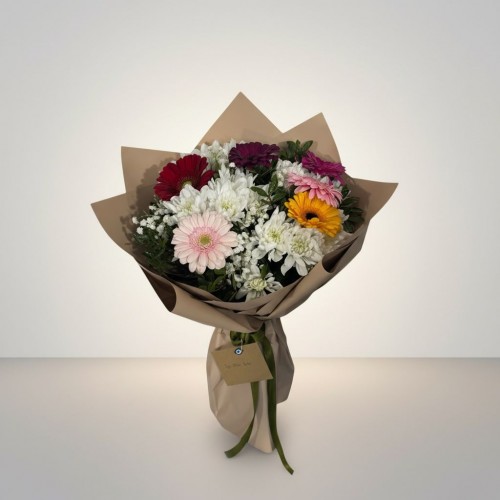Krizantem Gerbera Buketi